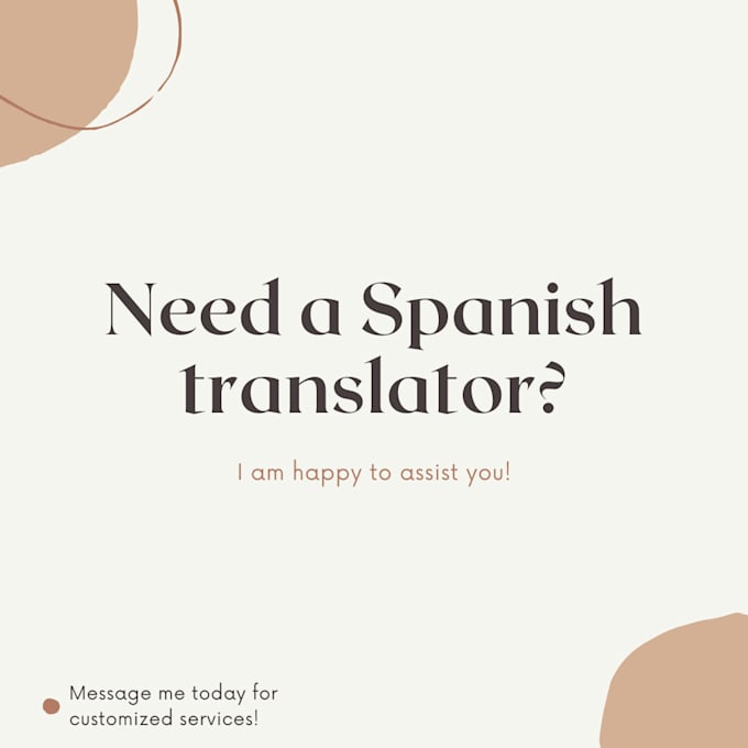 Provide spanish translation services by Contentpro_av Fiverr