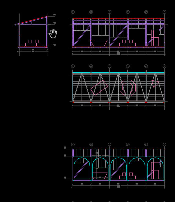 draw your section, plan, elevation