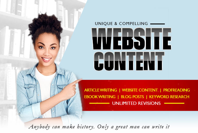write high quality SEO articles, blog posts and site content