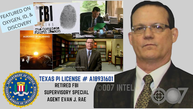 be your private investigator for the USA, retired fbi, licensed pi