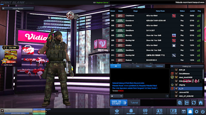 play an exciting action game
