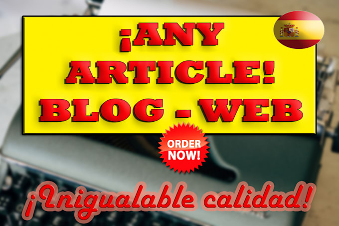 write your article with an unreachable quality