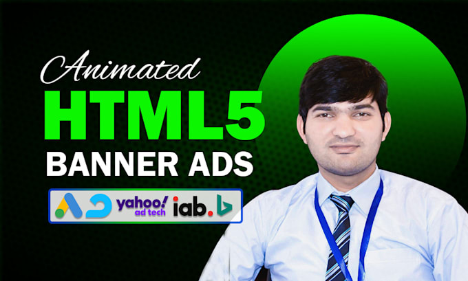 design animated HTML5 banner ads for google display ads