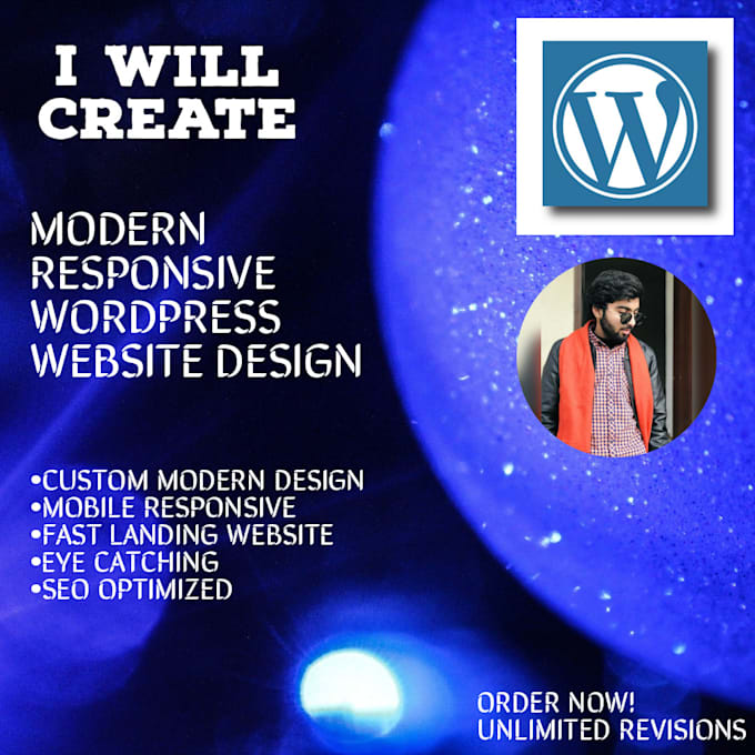 design a responsive wordpress site for you