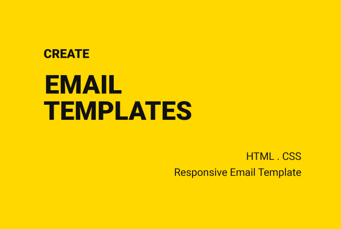 Design And Code Your Email Template By Jarvinmito Fiverr