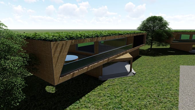 make a nice and beautiful green building