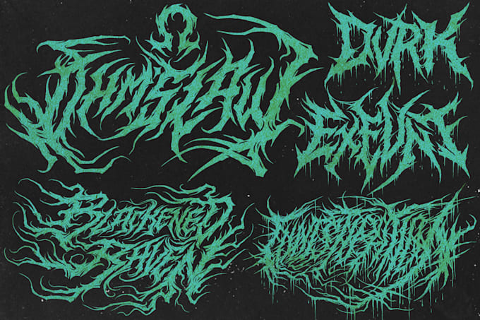 design an asymmetrical brutal logo with best composition