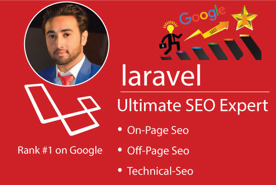 create, optimize and rank laravel website SEO