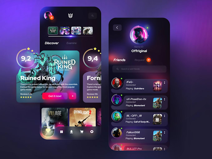 provide professional mobile UI design service