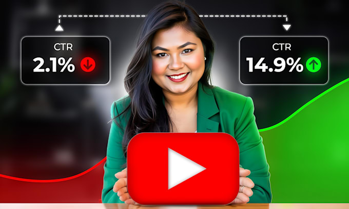 design a premium clickbait youtube thumbnail in 2 hrs