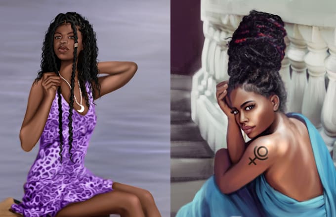 draw african american best realistic illustrations