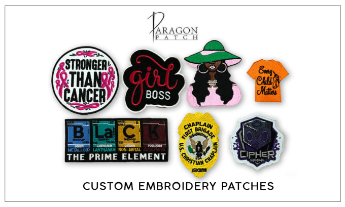 Custom Sew on Patches, For Clothing & Hat