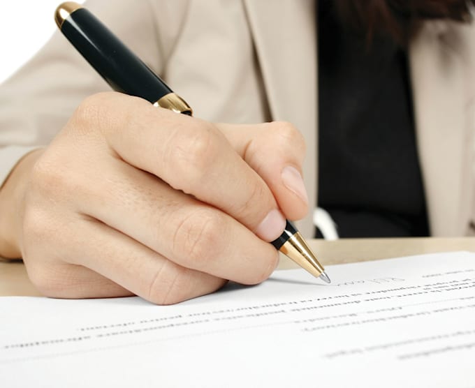 handwrite any text, document you want