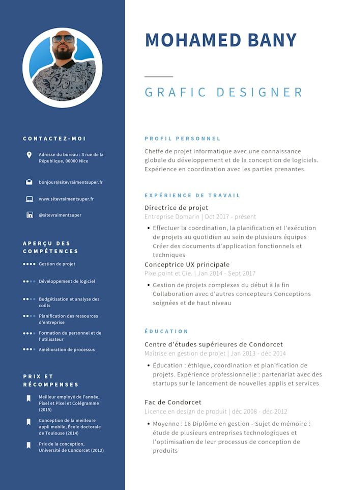 make professional cv, resume and portfolio design on PDF