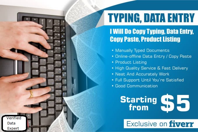 do data entry assignments presentation typing