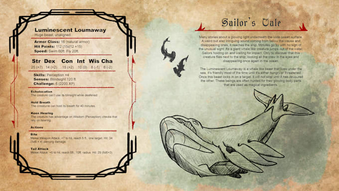 create your epic creatures, familiars and monsters