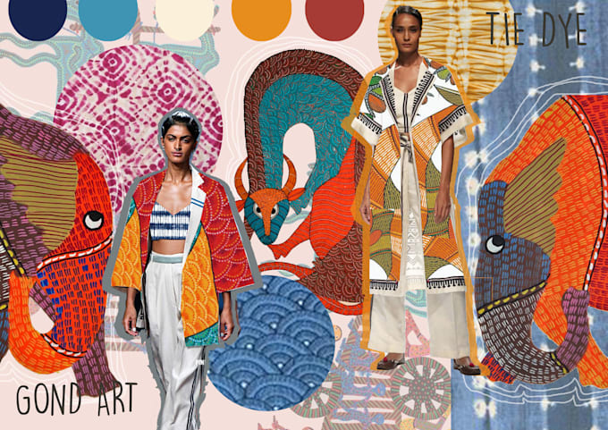 make fashion mood boards and concept boards
