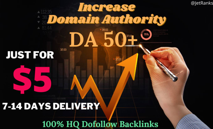 I will provide best increase da pa 50 plus service at just 5 dollar