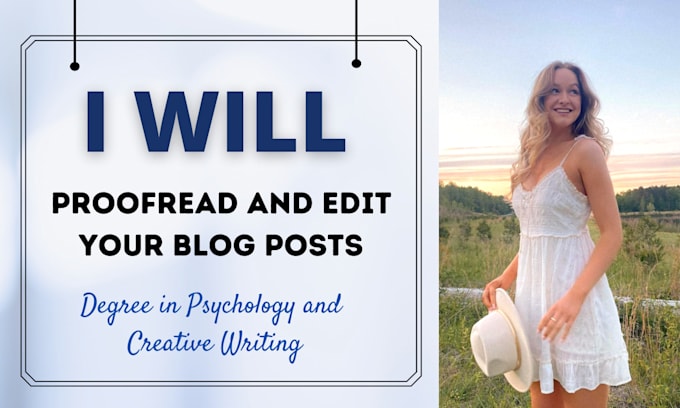 proofread, edit, and make your blog posts shine