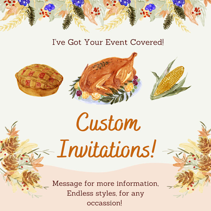 create stunning invitations for your events