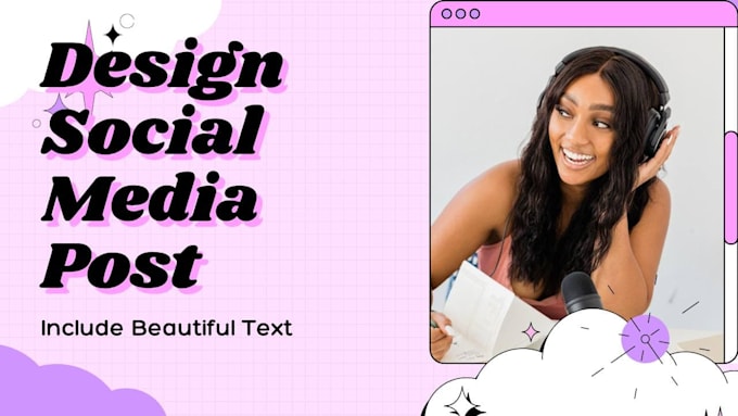 design an attractive social media post