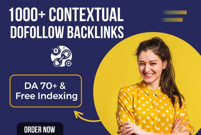 I will provide high authority white hat contextual SEO dofollow backlinks service