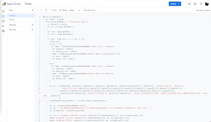 create google script to integrate gmail, forms and sheets