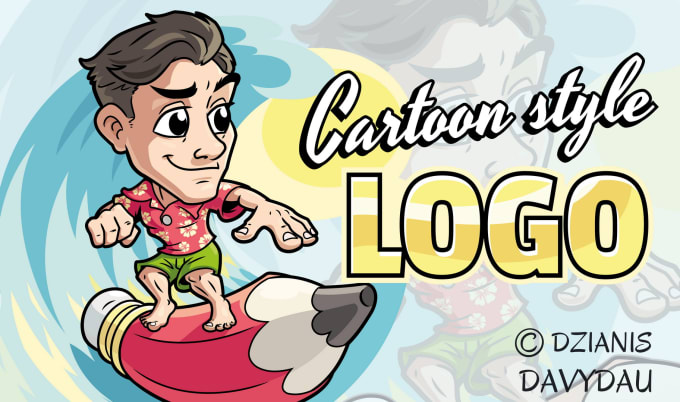 Create unique custom cartoon mascot character logo design by  Dzianis_davydau | Fiverr
