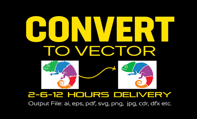 do manual vector tracing convert jpg, png images to vector quickly