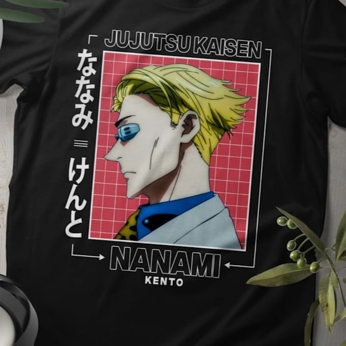 design art and anime tshirt