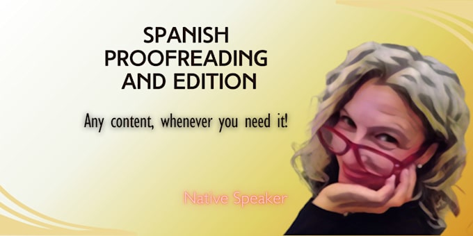 proofread your spanish document