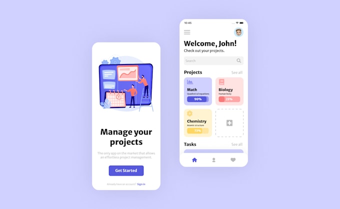 Make complete ux and ui mobile design by Designbyhonza | Fiverr image.