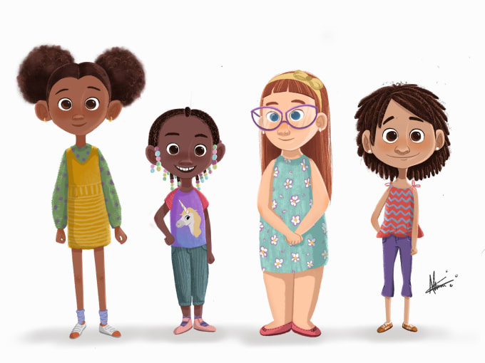 Draw children book illustrations for you by Lewa_art | Fiverr