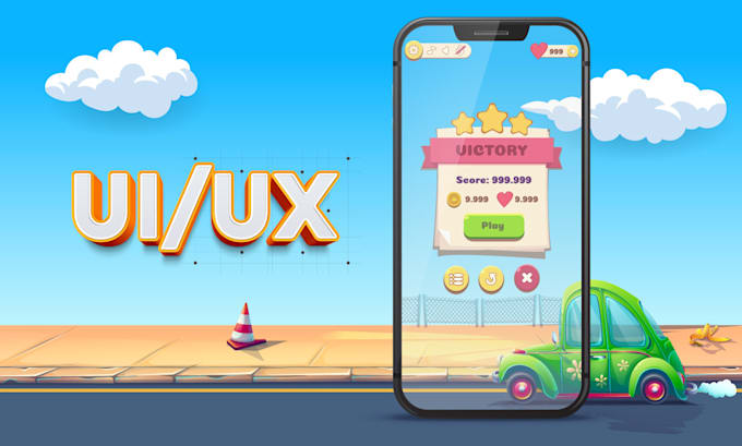 design professional game UI, for your mobile game