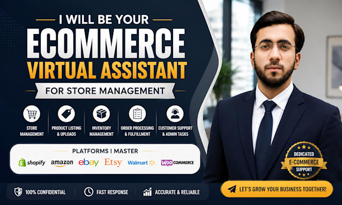 be your ecommerce virtual assistant for store management