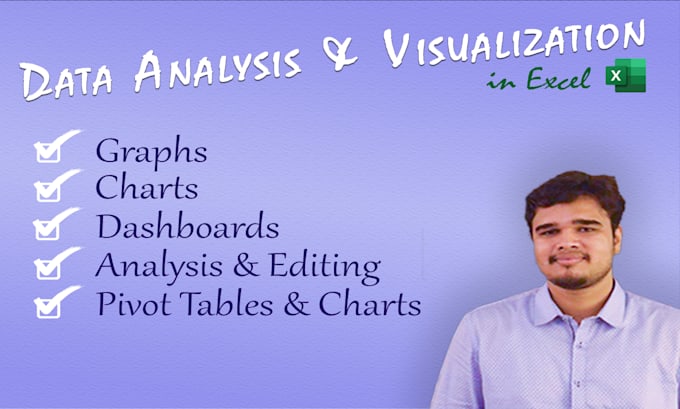 Be your data analyst and create excel dashboard and charts by ...