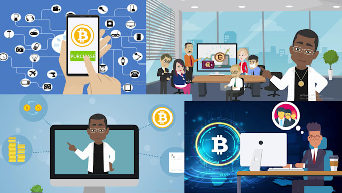make 2d animation video on crypto and finance