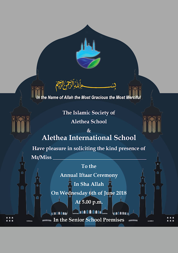 design any invitation for print and digital