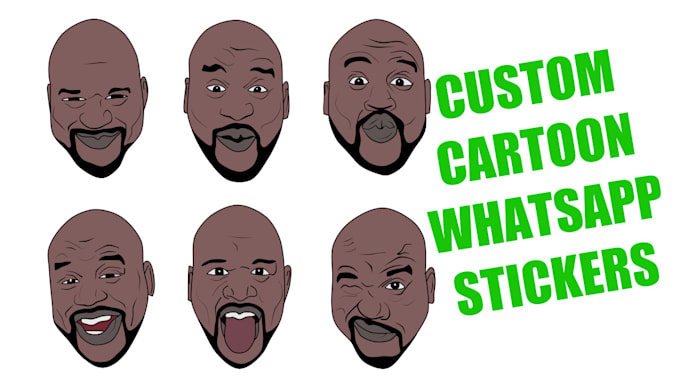 create custom cartoon whatsapp stickers of yourself