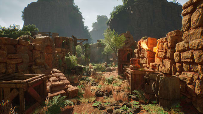 design a stunning environment in unreal engine