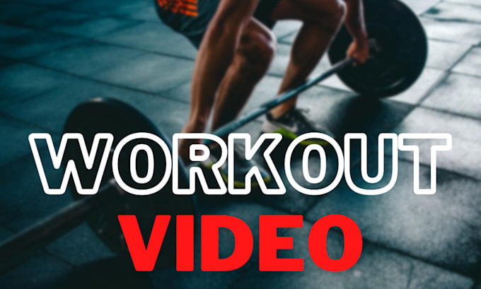 edit fitness, workout video