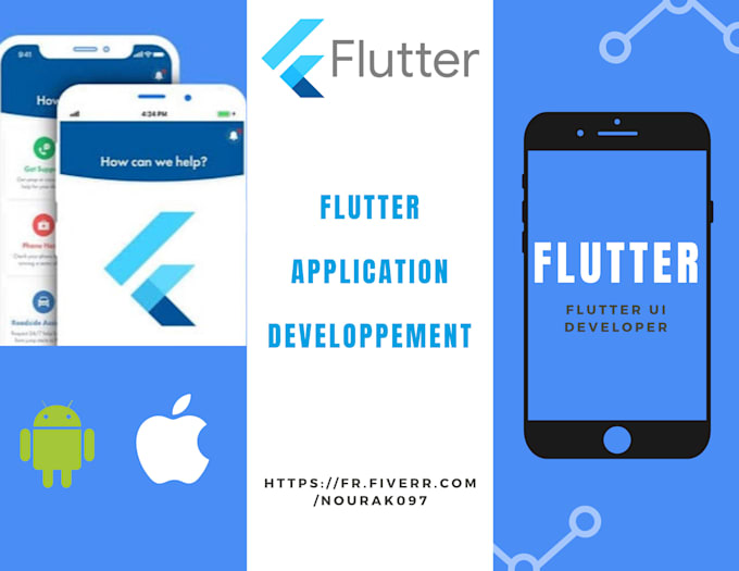 Build your android and ios app ui design with flutter by Nourak097 | Fiverr