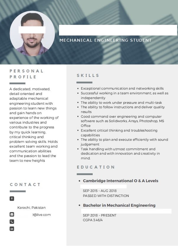 create a personalized and attractive resume for you