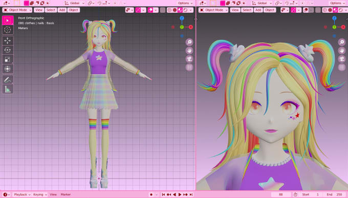 softimage 3d characters mmd