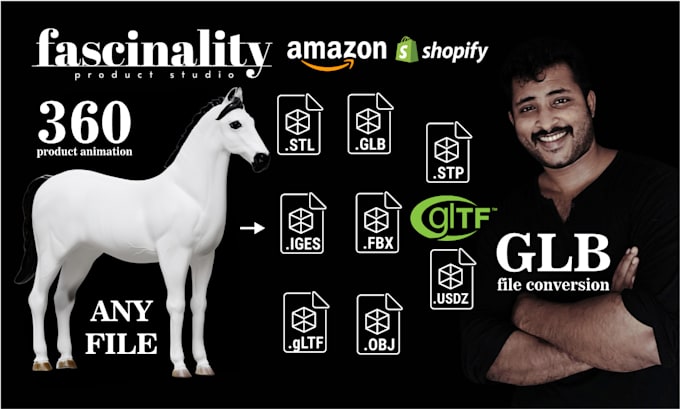 create glb cinema4d 3d models 360 animation for shopify website and amazon etsy