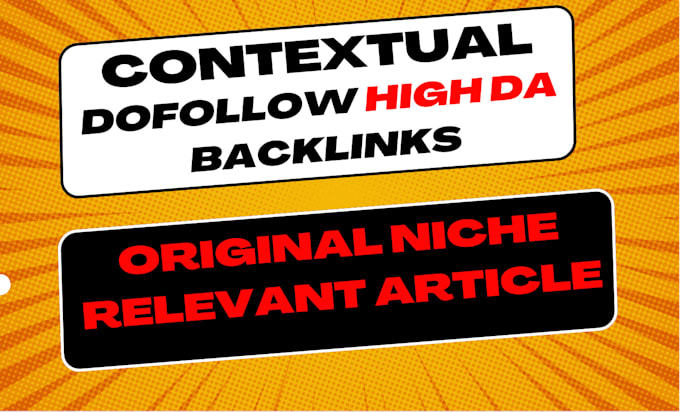 make contextual backlinks for high authority SEO link building