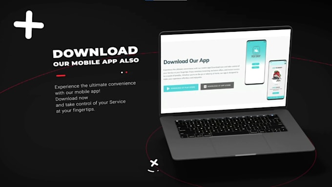 create website promo, any app promo video, saas product explainer video