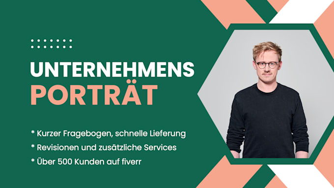 write company profile l in german language