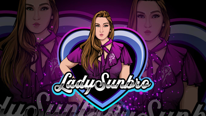 create mascot logo for  twitch