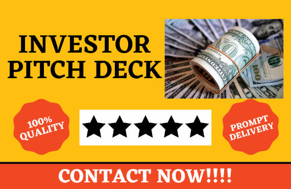 design 2d investor pitch deck powerpoint presentation